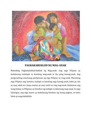 Kaugalian Ng Mga Pilipino Na Dapat Ituro Sa Mga Anak.